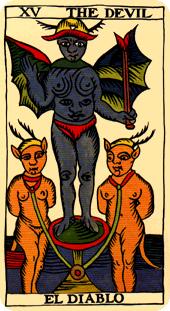 the devil tarot card marseilles deck